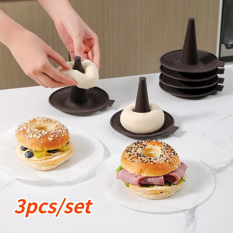 Juego de 3 Moldes de Silicona  - Donut Mold Silicone reseña y precio