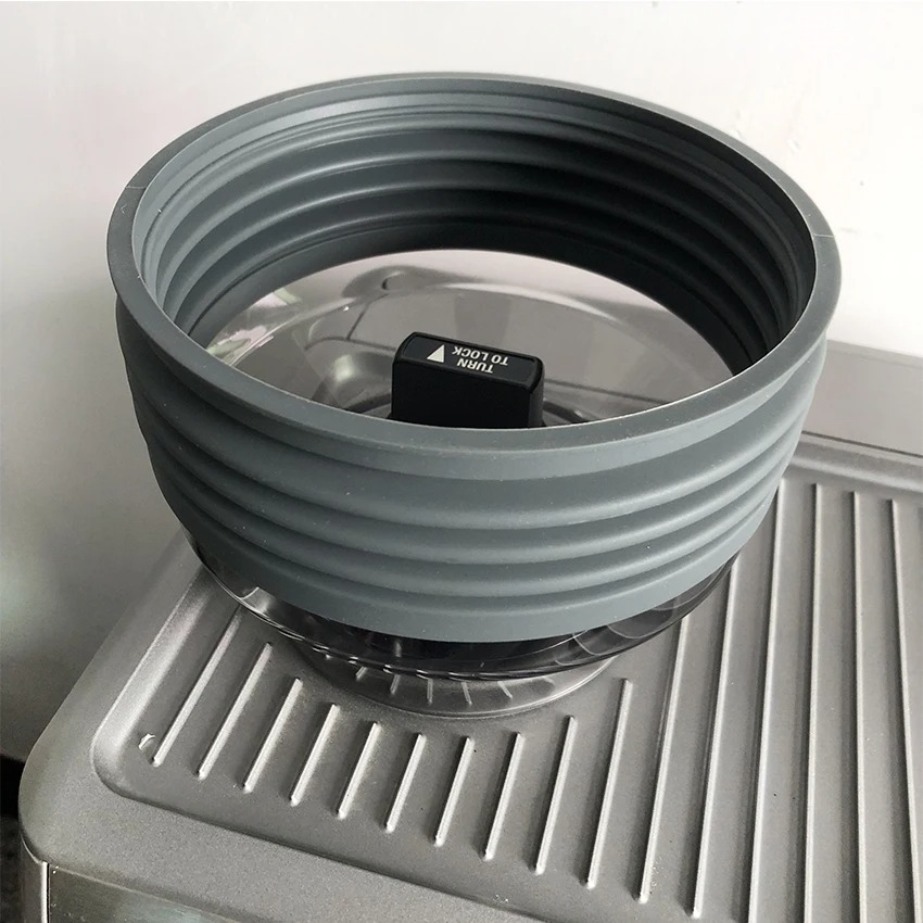 Fuelle de silicona y tolva de  - Breville Espresso Bes870 reseña y precio