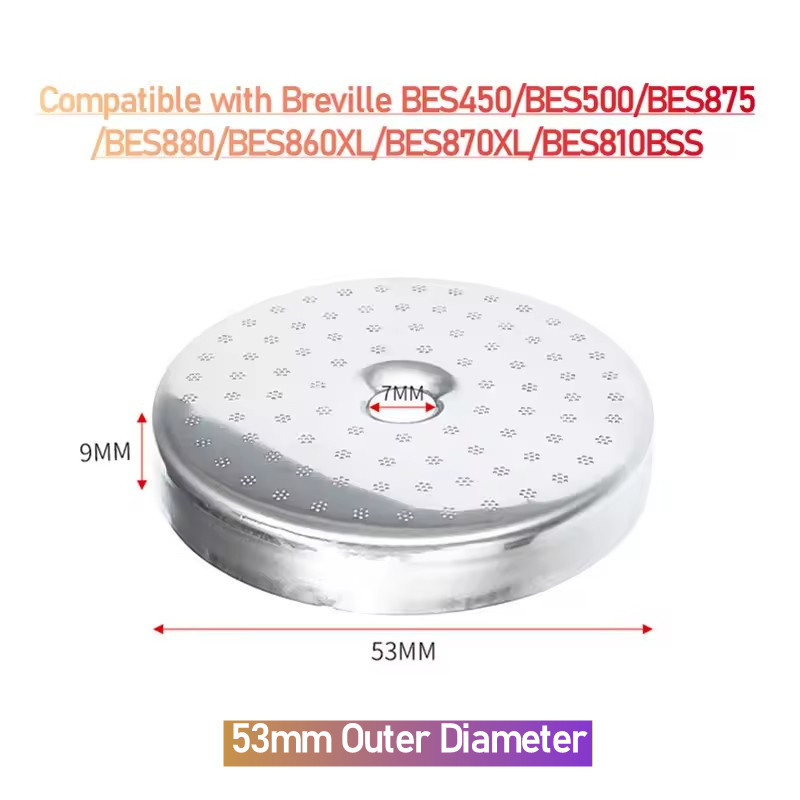 Malla de acero inoxidable para - Breville Espresso Bes870 reseña y precio