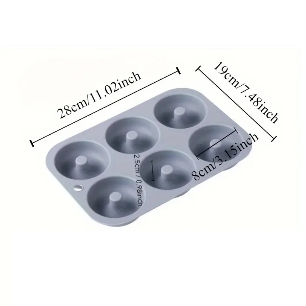 Molde para Hornear de 6 Cavida - Donut Mold Silicone reseña y precio