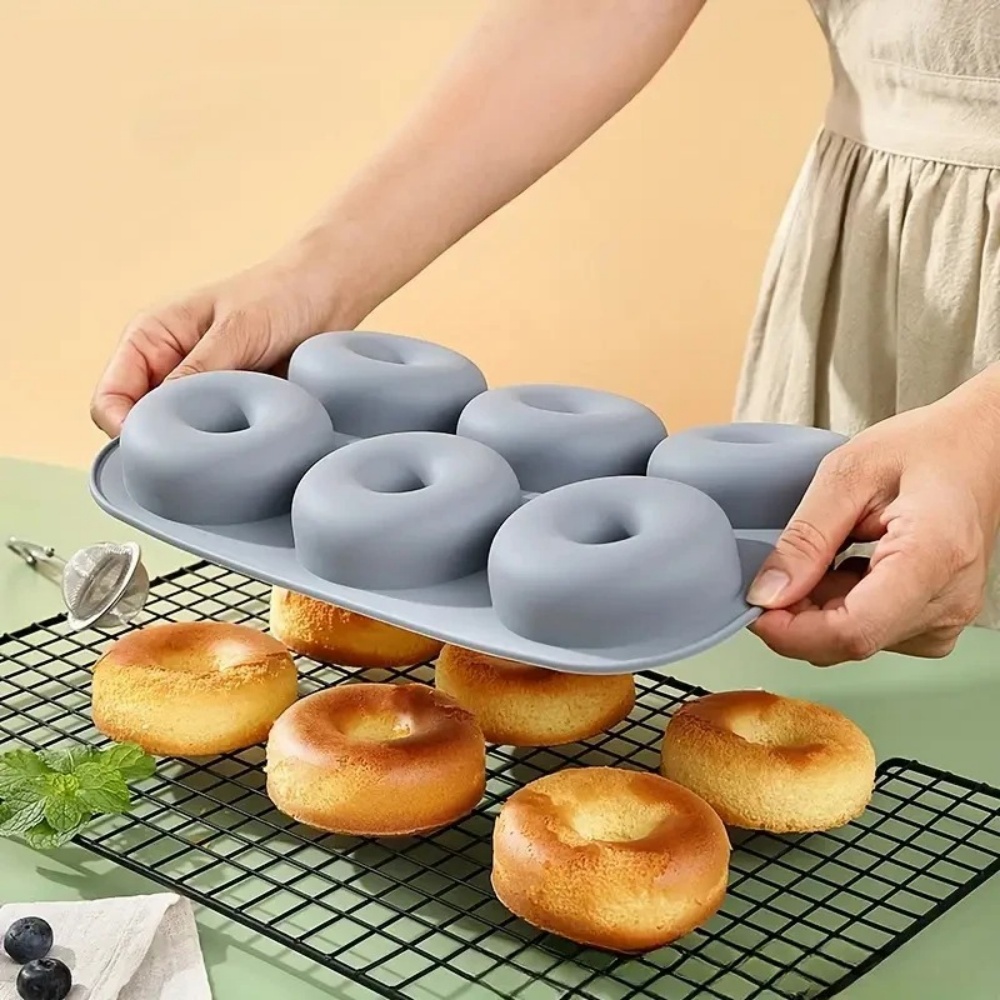Molde para Hornear de 6 Cavida - Donut Mold Silicone reseña y precio