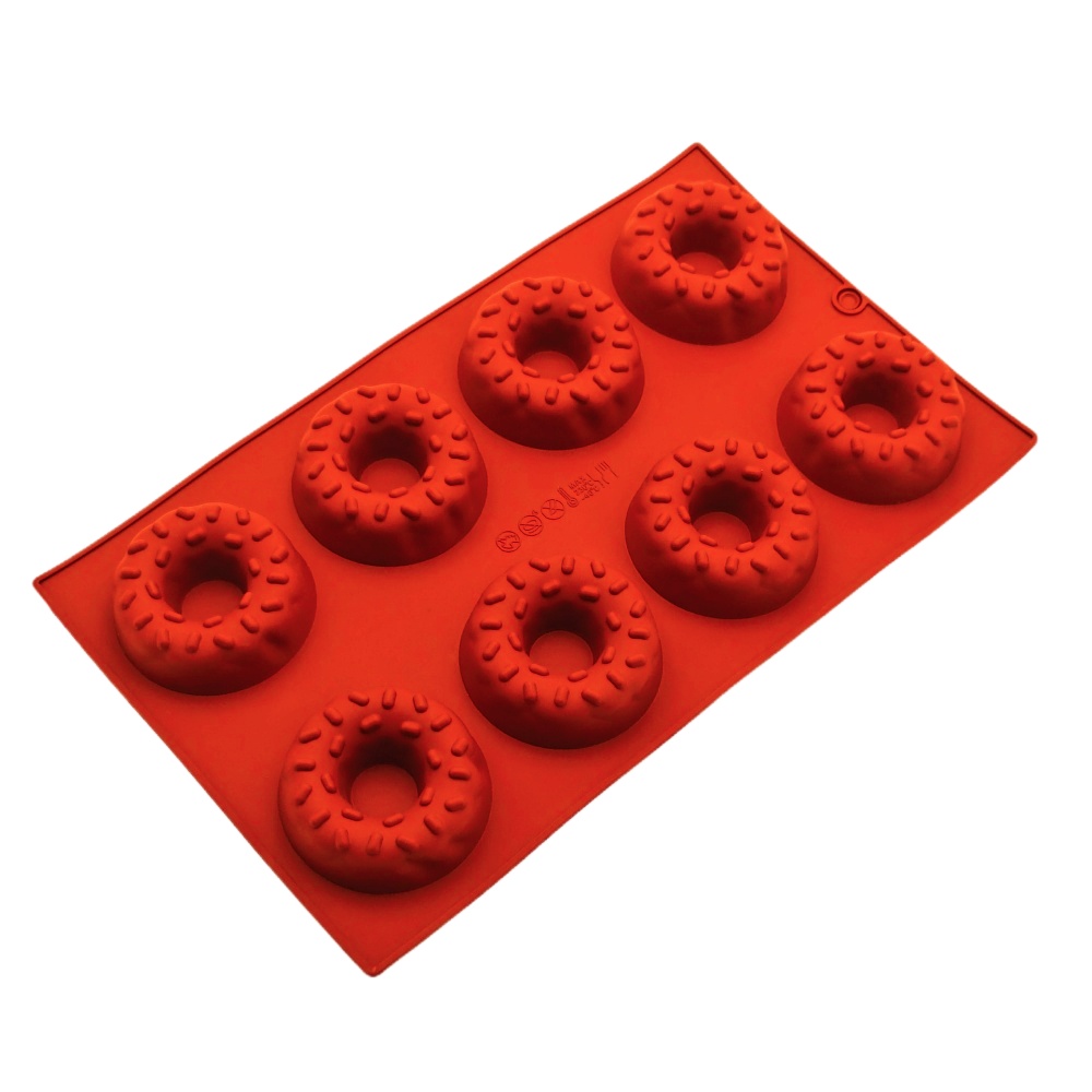 Molde de silicona de 8 cavidad - Donut Mold Silicone reseña y precio