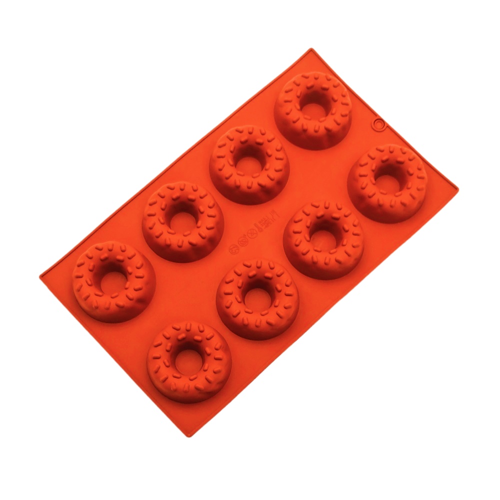 Molde de silicona de 8 cavidad - Donut Mold Silicone reseña y precio