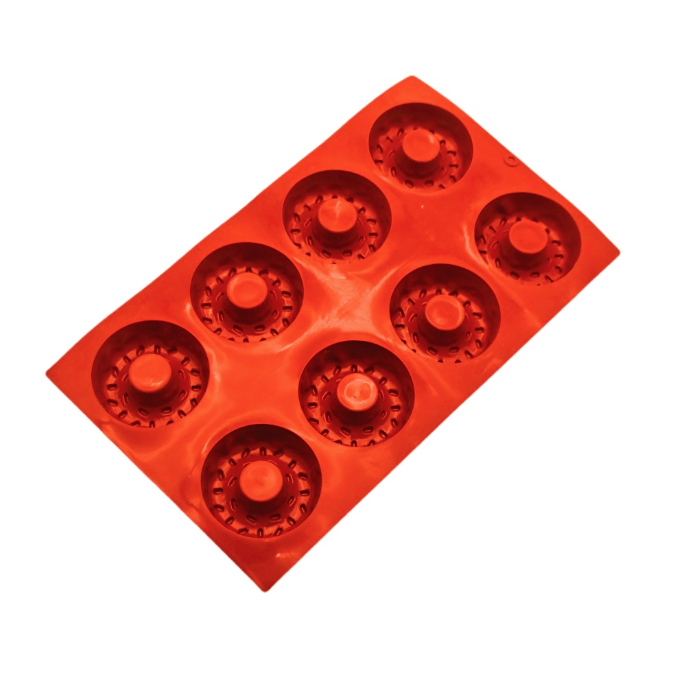 Molde de silicona de 8 cavidad - Donut Mold Silicone reseña y precio